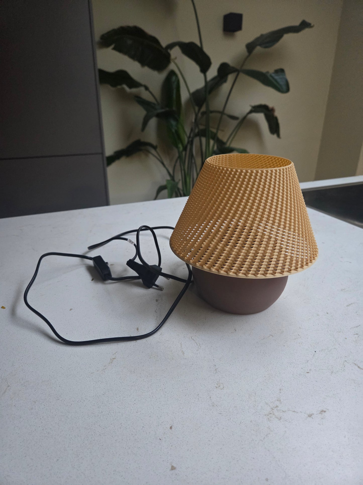 💡 3D-geprinte Tafellamp – Warm Licht & Modern Design